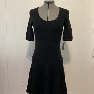 NWT ,Mossimo Black knit short sleeve Dress